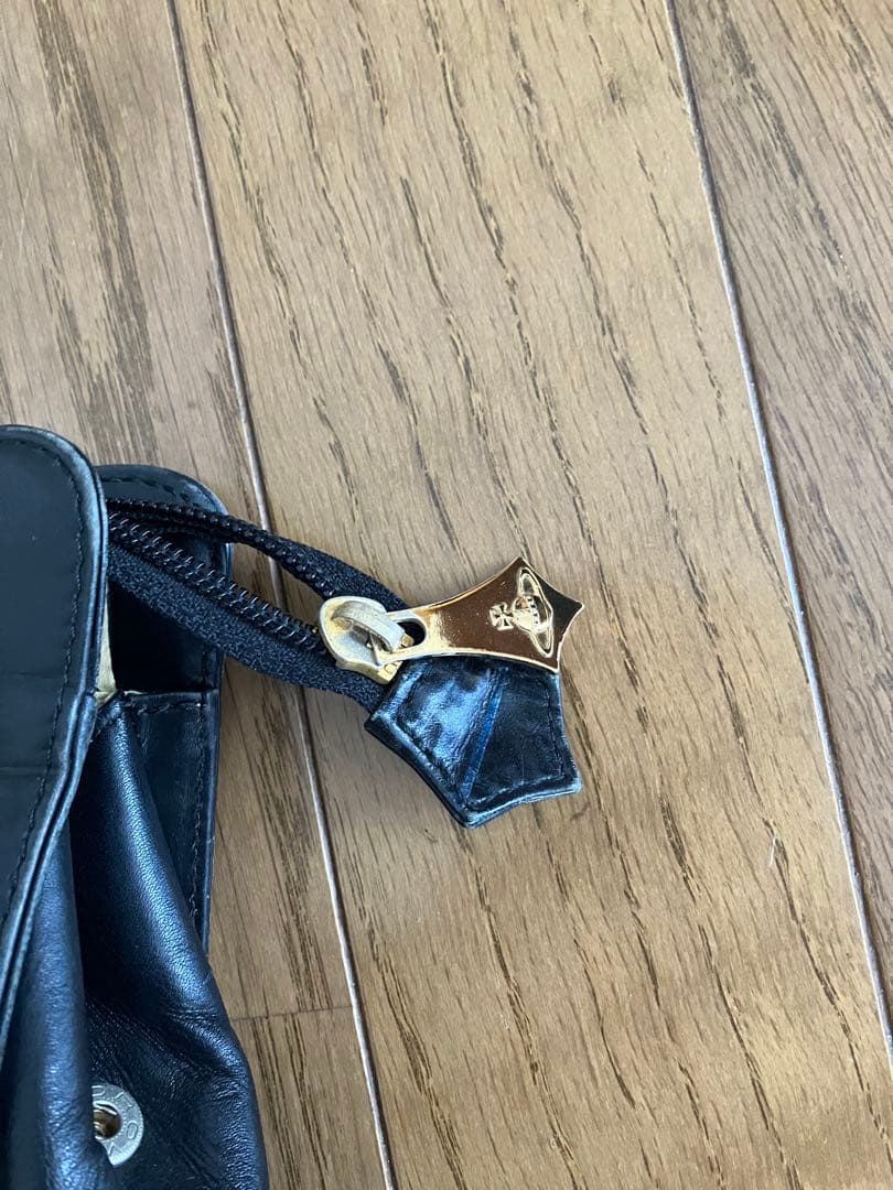 HMF　ヴィヴィアンウエストウッド　レザー ビジネスバッグ　ブラック