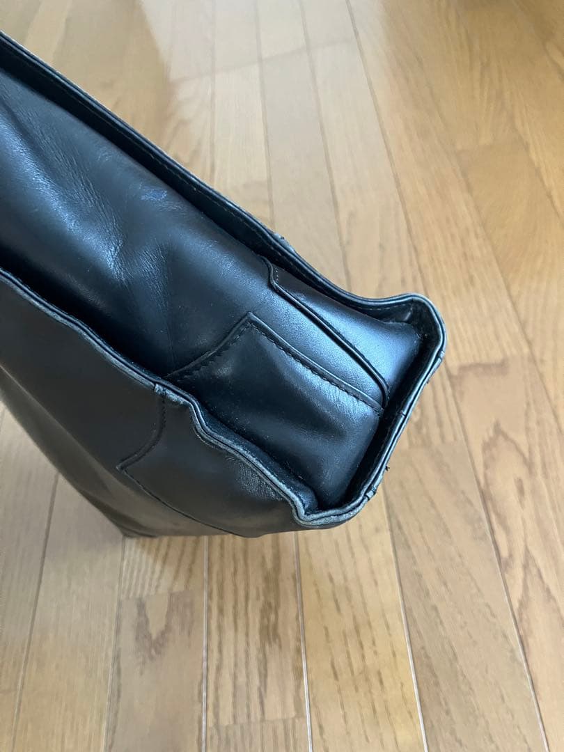 HMF　ヴィヴィアンウエストウッド　レザー ビジネスバッグ　ブラック