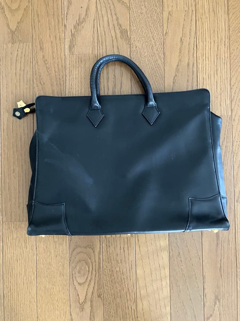 HMF　ヴィヴィアンウエストウッド　レザー ビジネスバッグ　ブラック