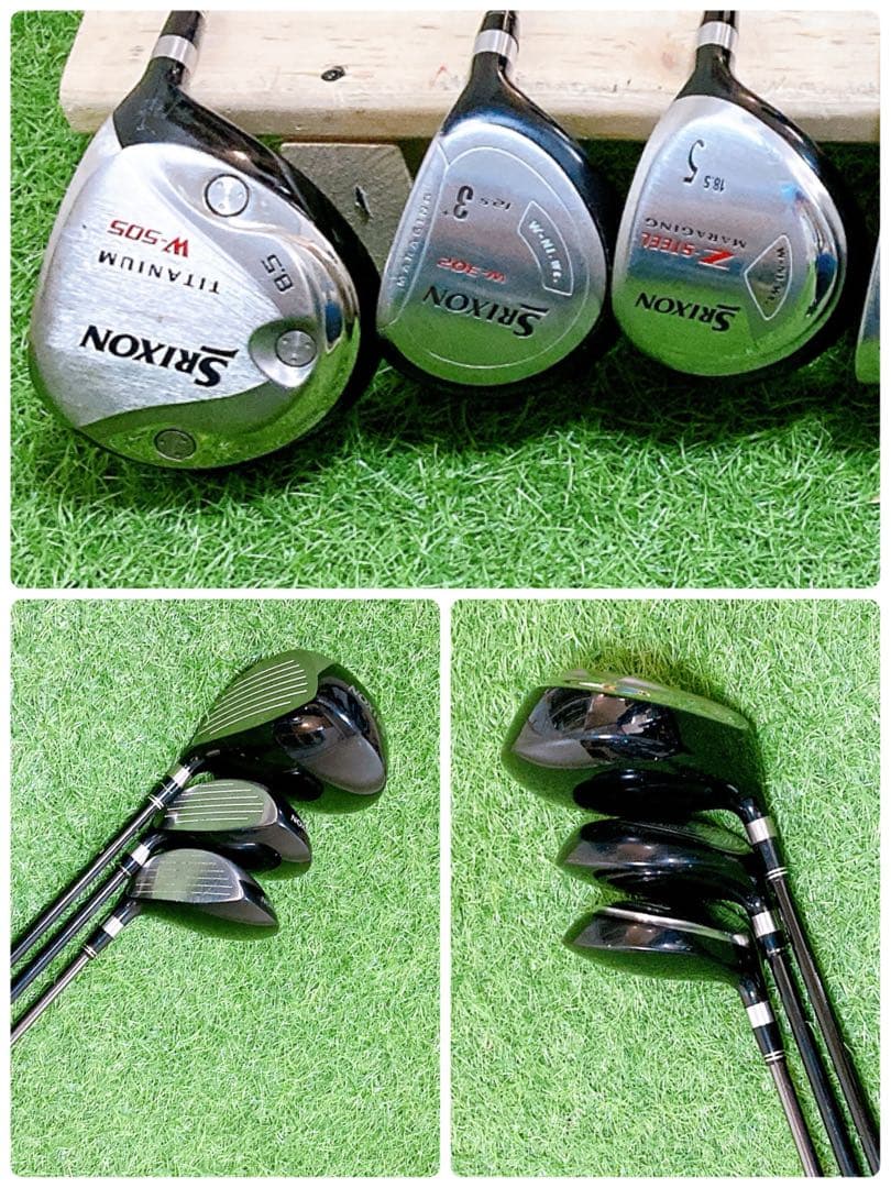 M1 スリクソン　初心者オススメ　ゴルフクラブセット　メンズ　14本