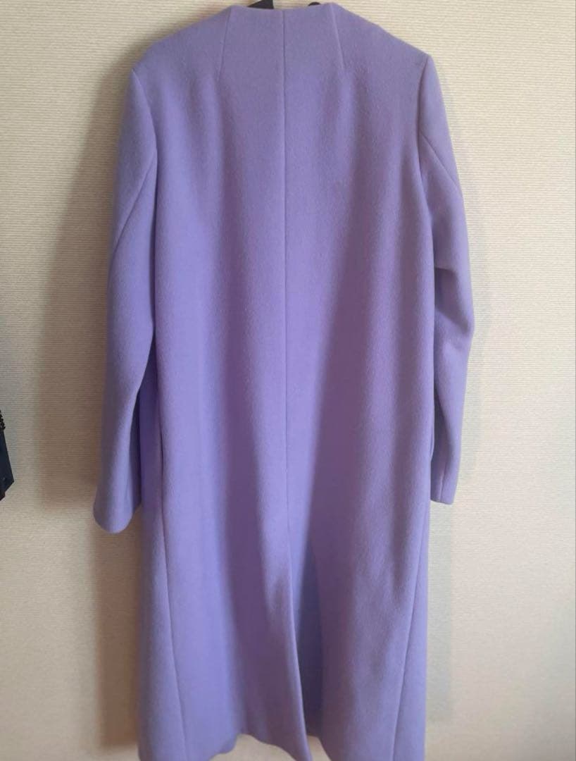 美品　LAGUNAMOON ラベンダー チェスターコート　46000円