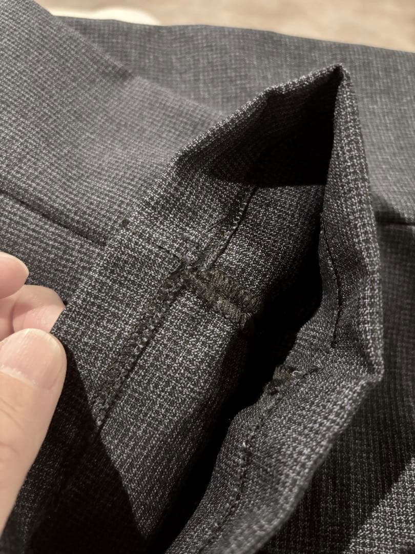 【美品】ピーティートリノ ウールスラックス48 ネイビーブルー