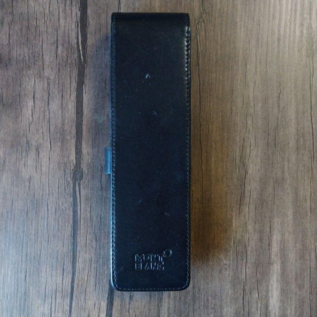 Montblanc 黒 レザー ペンケース