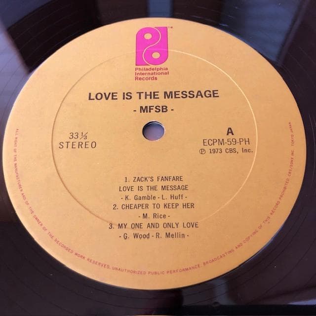 MFSB Love Is The Message LP ソウル d727y77