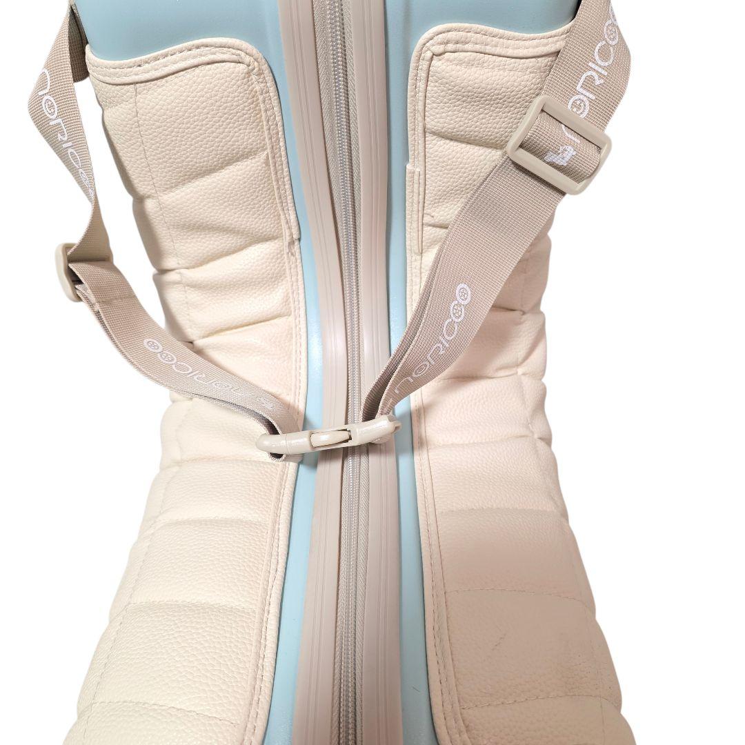 NORICCO こどもが乗れるキッズキャリー プレミアムシート パステルブルー