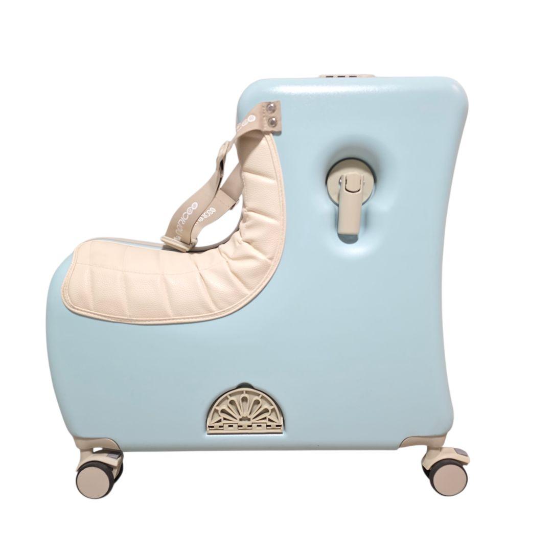 NORICCO こどもが乗れるキッズキャリー プレミアムシート パステルブルー