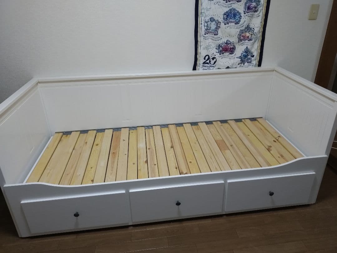 【引渡し限定】IKEA HEMNES デイベッド ホワイト フレームのみ