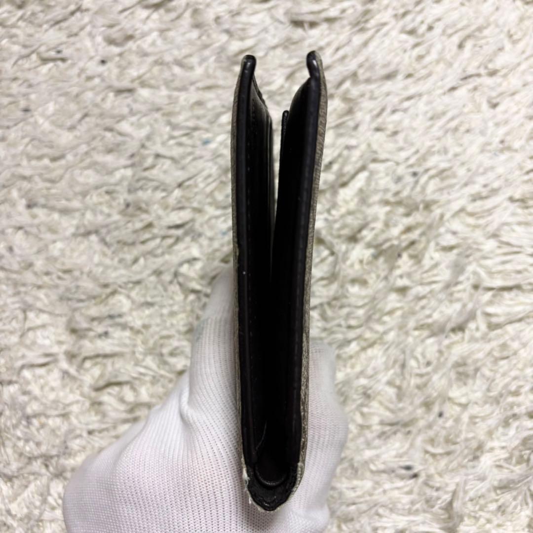 美品✨グッチ 二つ折り財布 シェリーライン GG アニマリエ PVC レザー