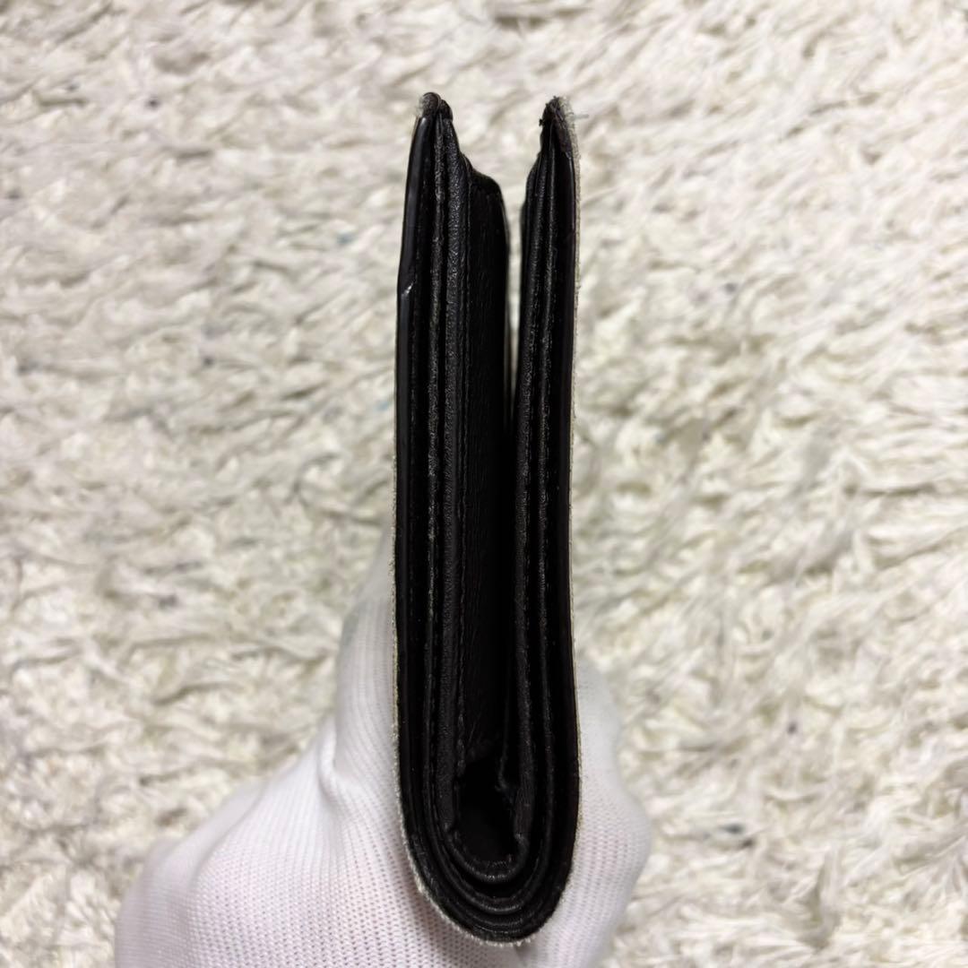 美品✨グッチ 二つ折り財布 シェリーライン GG アニマリエ PVC レザー