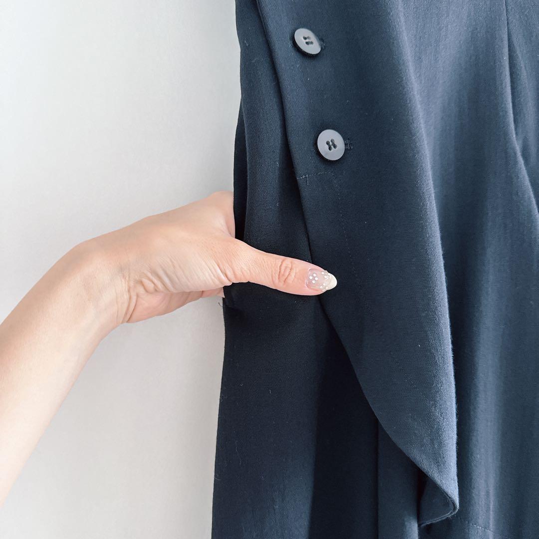 トリココムデギャルソン ハイウエスト フレア バックテール ウール スカート