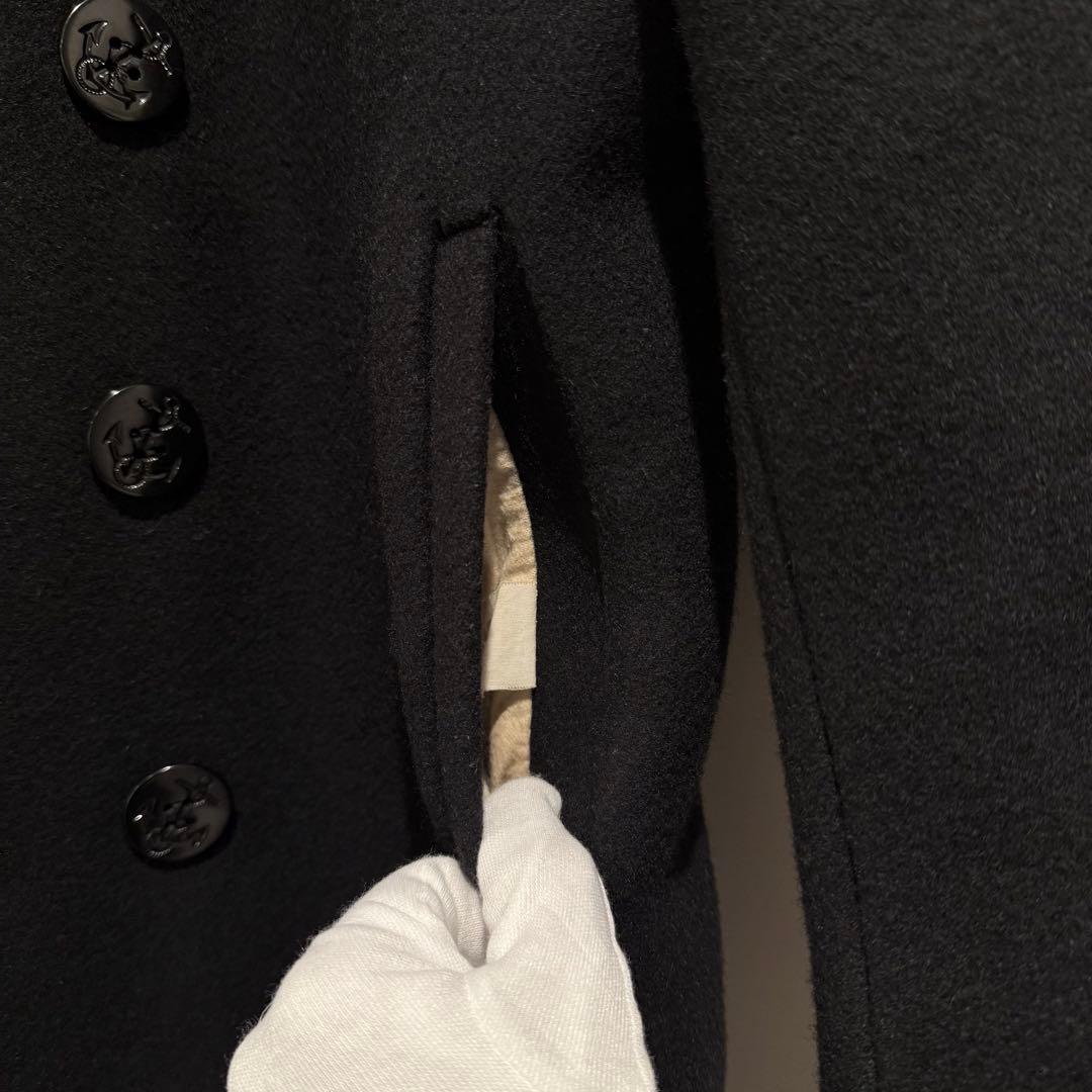 極美品‼️Schott ピーコート USA黒 L ショット 未使用 キルティング