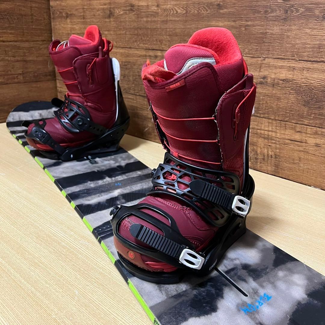 バートン フライングV　メンズスノーボード　豪華5点　フルセット　ブーツ無し