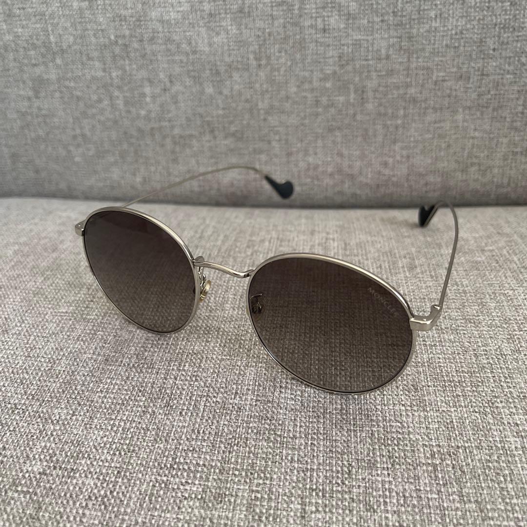 正規品 モンクレール メタルサングラス MONCLER 丸メガネ