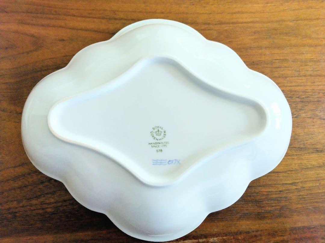 値下げ！ロイヤルコペンハーゲン ブルーパルメッテ アニバーサリー フラワーボウル