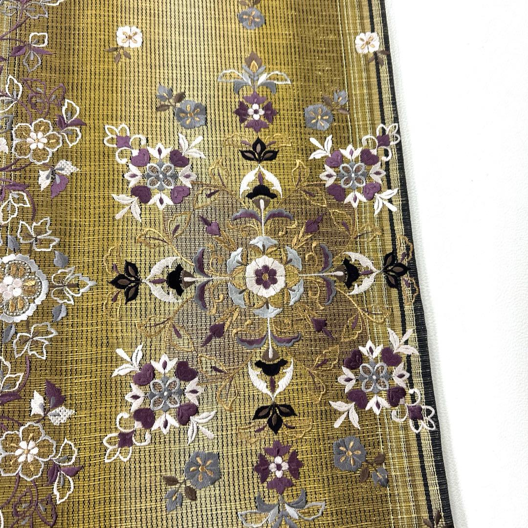 専用帯5094 4790 二点セット●ひなや工房 伊豆蔵明彦 高級 正絹 刺繍