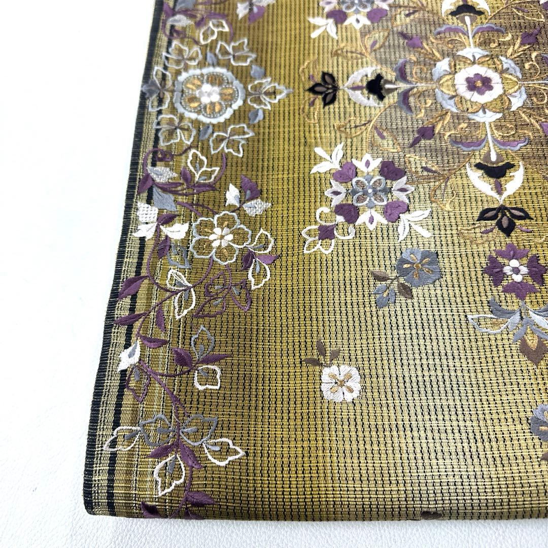 専用帯5094 4790 二点セット●ひなや工房 伊豆蔵明彦 高級 正絹 刺繍