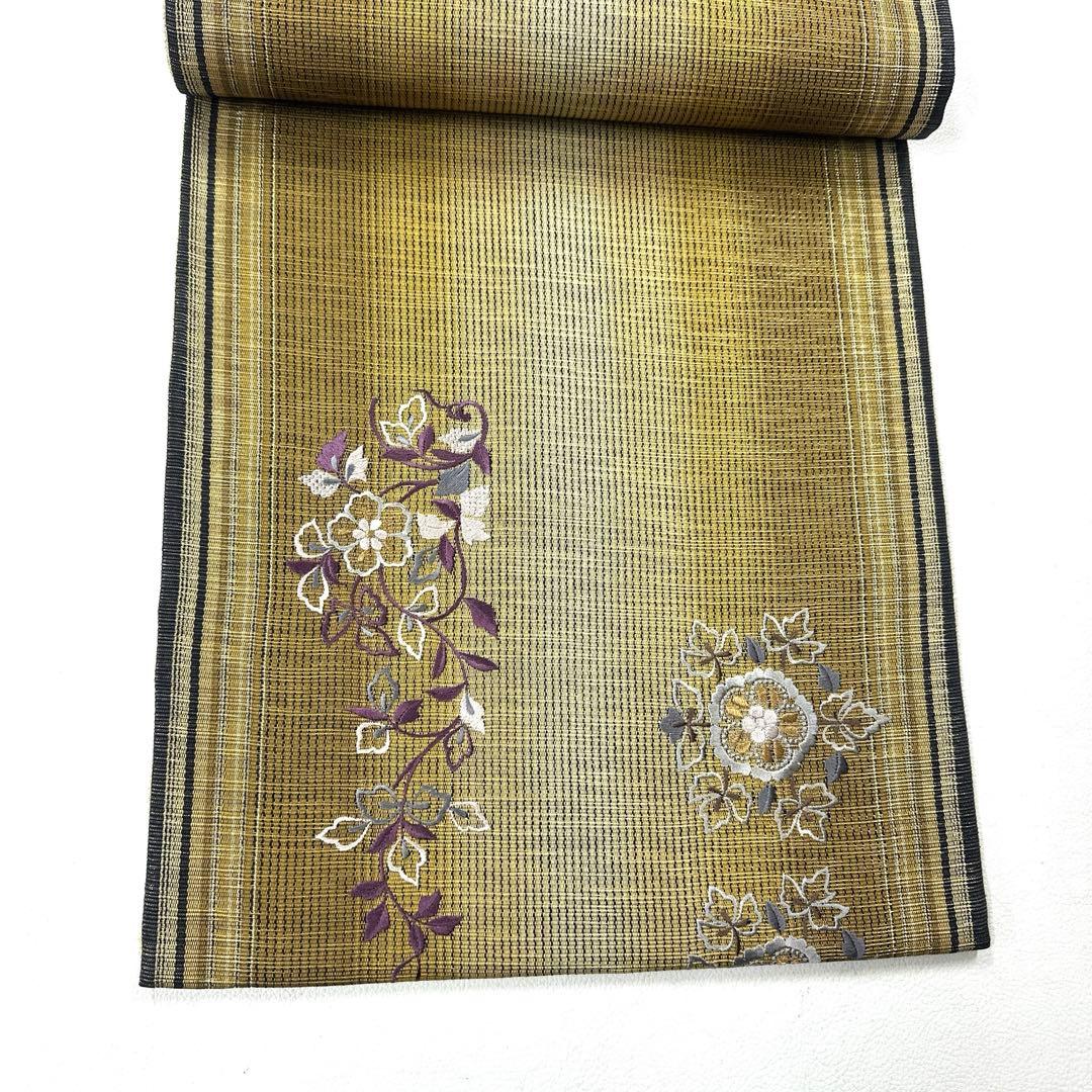 専用帯5094 4790 二点セット●ひなや工房 伊豆蔵明彦 高級 正絹 刺繍