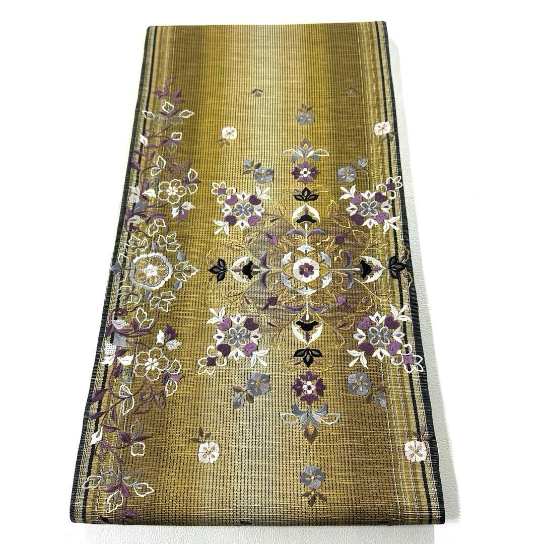 専用帯5094 4790 二点セット●ひなや工房 伊豆蔵明彦 高級 正絹 刺繍