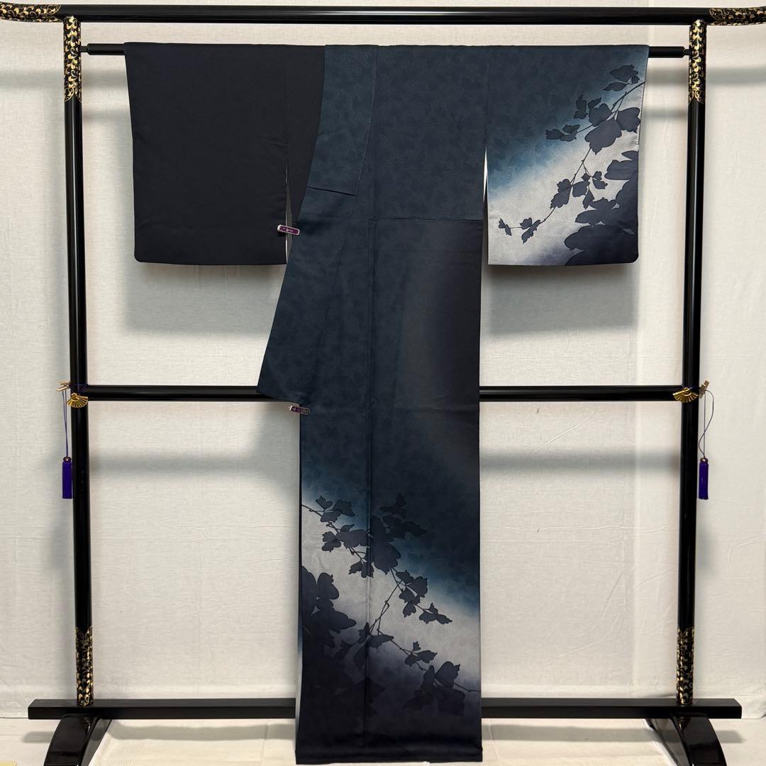 D16 訪問着 丹下雄介 正絹 着物 袷 極美品