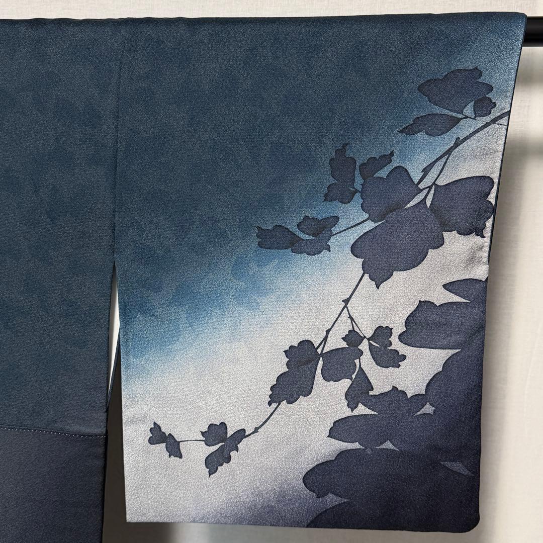 D16 訪問着 丹下雄介 正絹 着物 袷 極美品