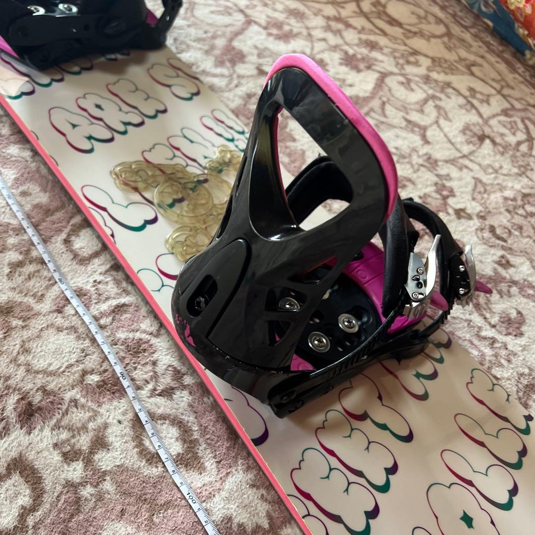 良品 スノーボードセット 約136cm 子供 レディース