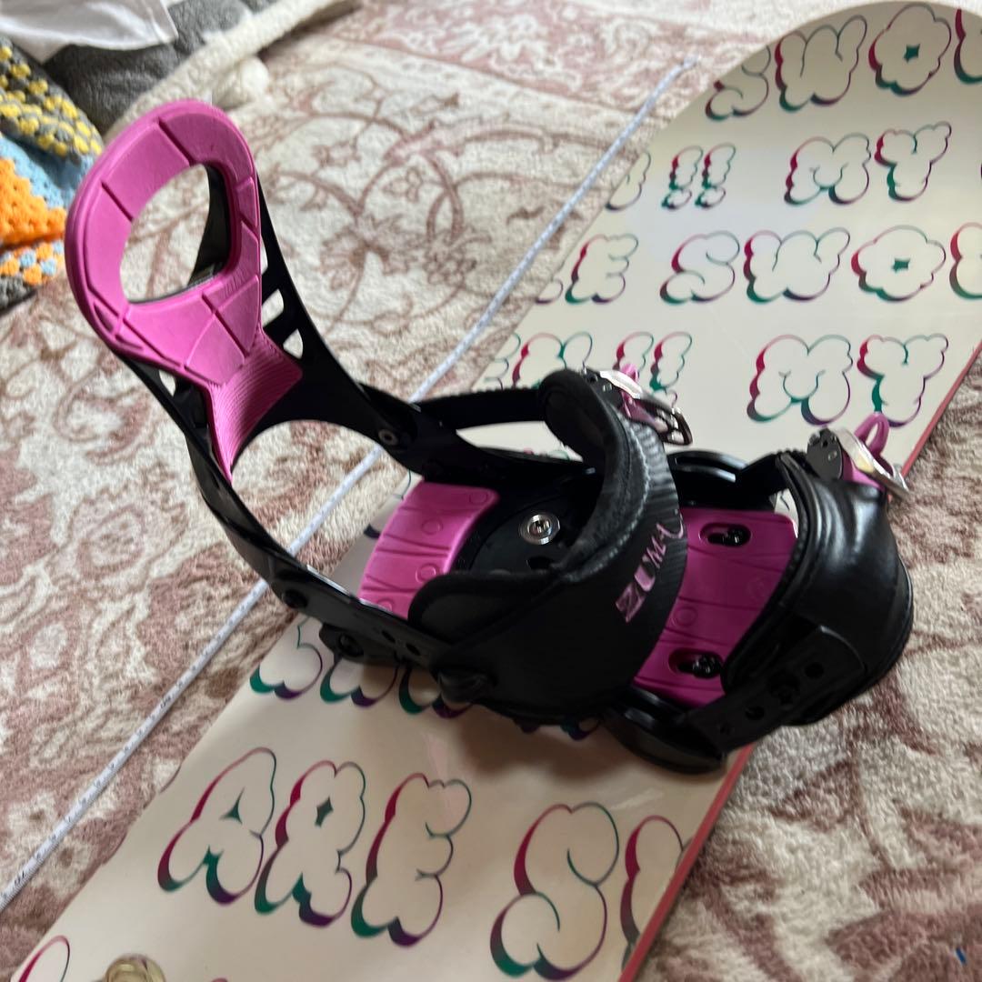 良品 スノーボードセット 約136cm 子供 レディース