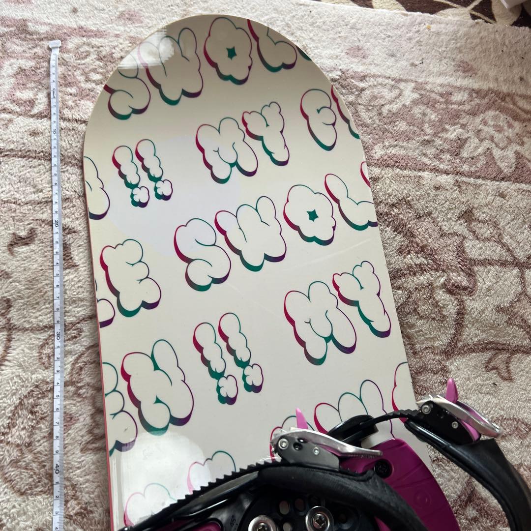 良品 スノーボードセット 約136cm 子供 レディース