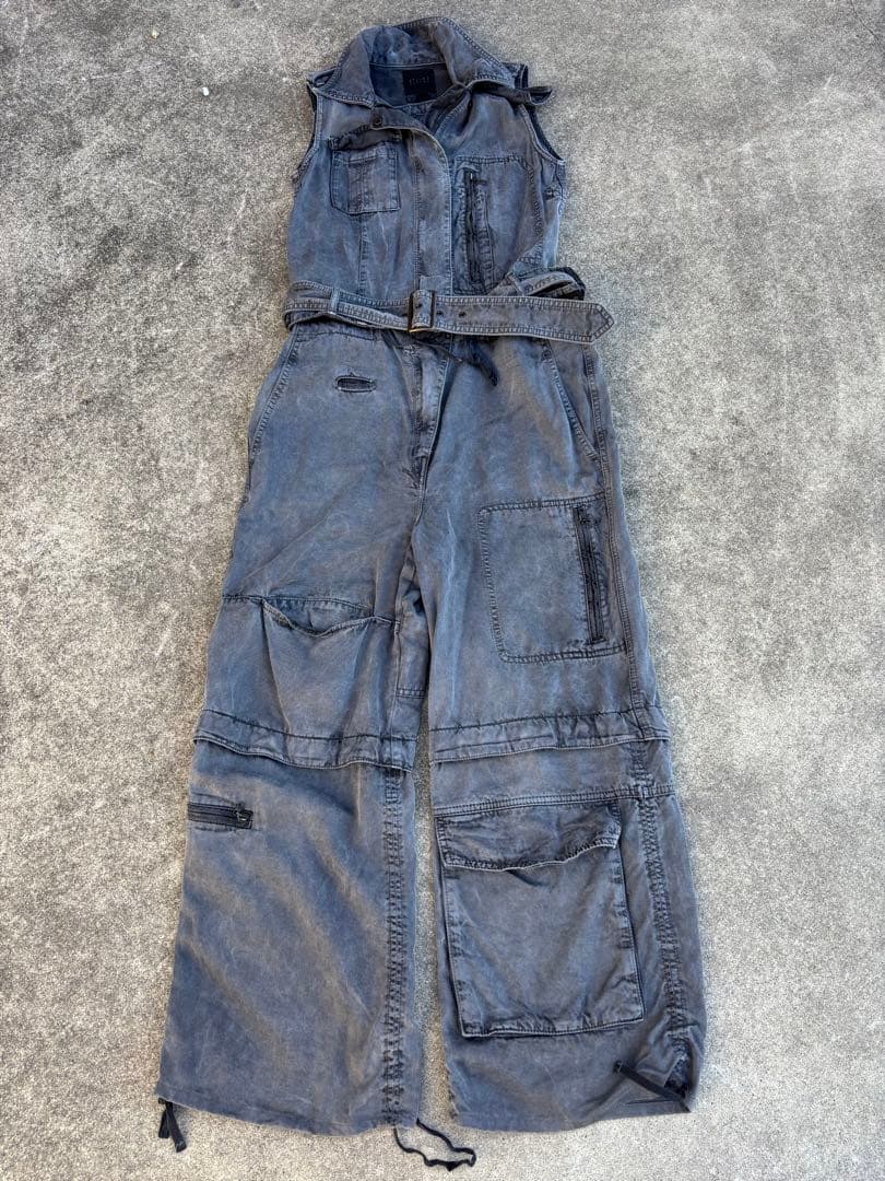 ATSURO TAYAMA ギミックカーゴ風 オーバーオール モード系