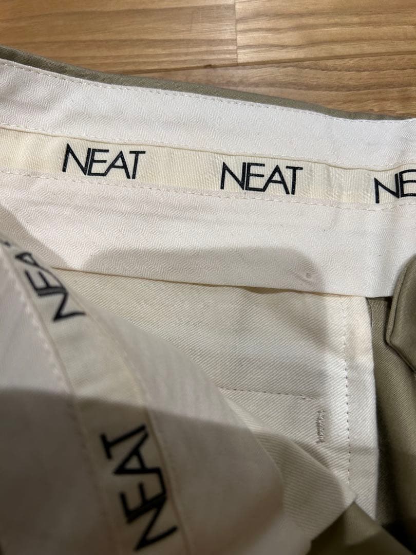 NEAT giza moleskin tapered B paint ニート