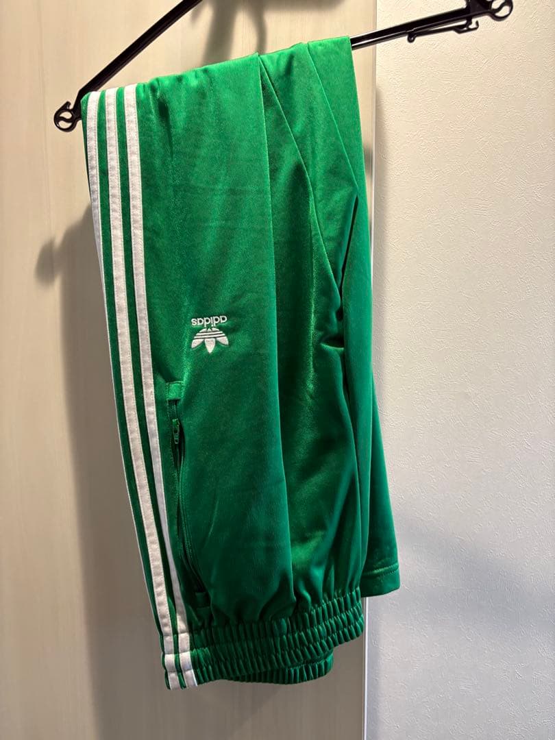 adidas ファイヤーバードジャージセットアップ　 グリーン