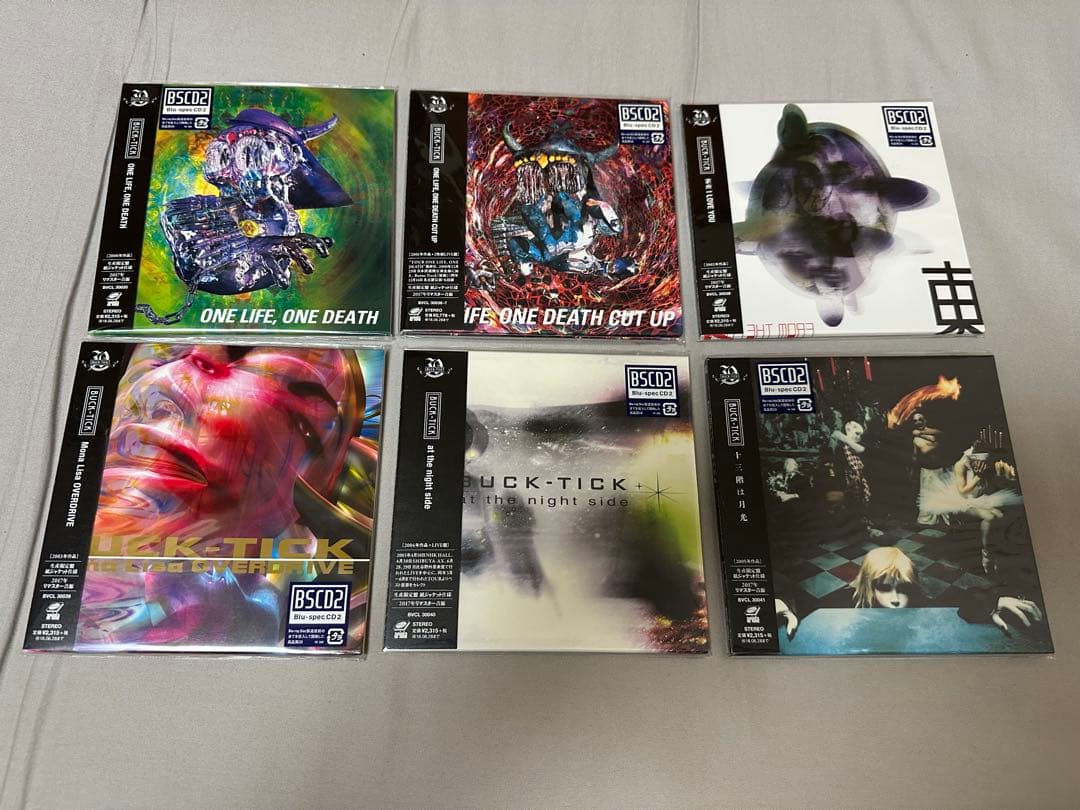 BUCK-TICK 紙ジャケット (Blu-spec CD2) 6枚セット