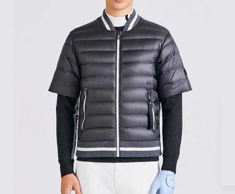 G/FORE ゴルフ メンズ 防寒 ダウン ベスト風 ショートスリーブ