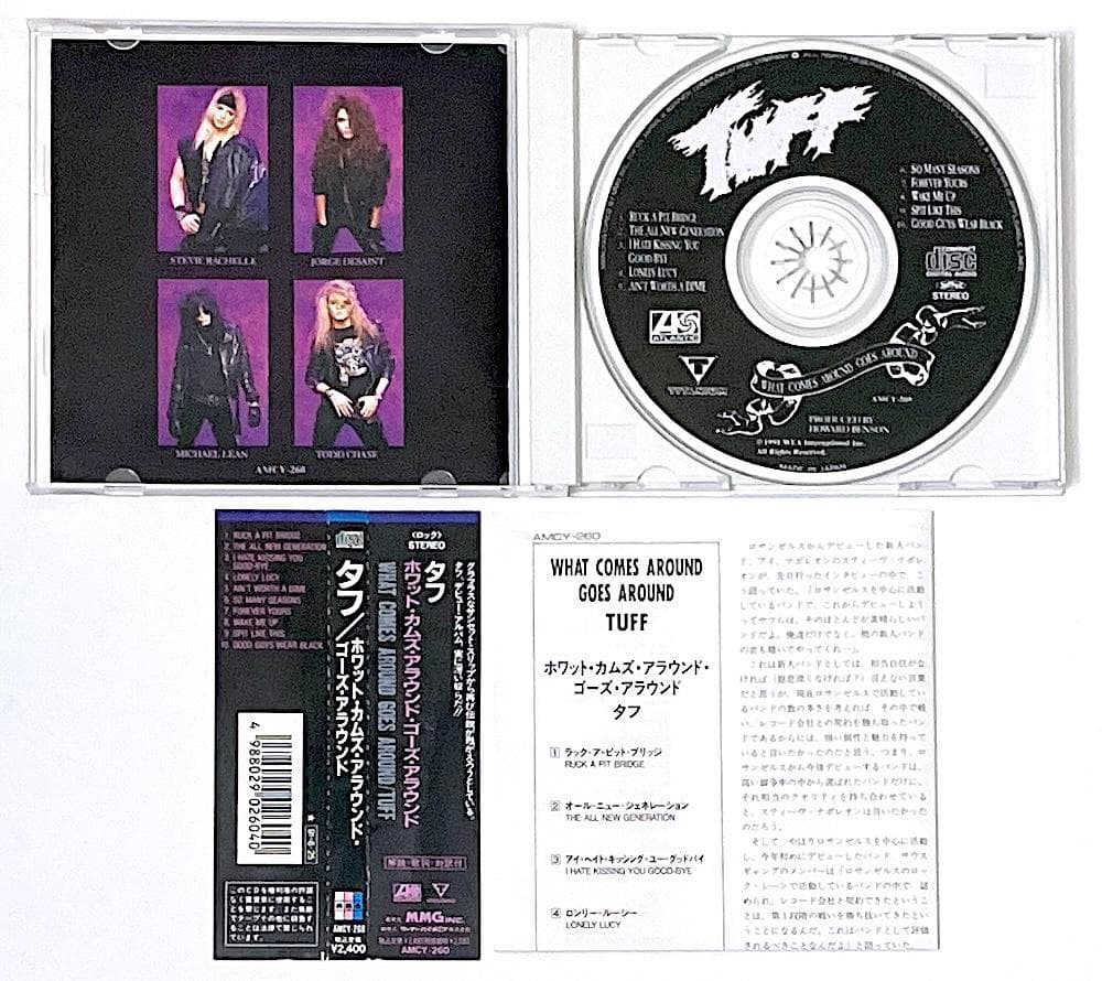 廃盤 帯付き CD タフ ホワット・カムズ・アラウンド・ゴーズ・アラウンド