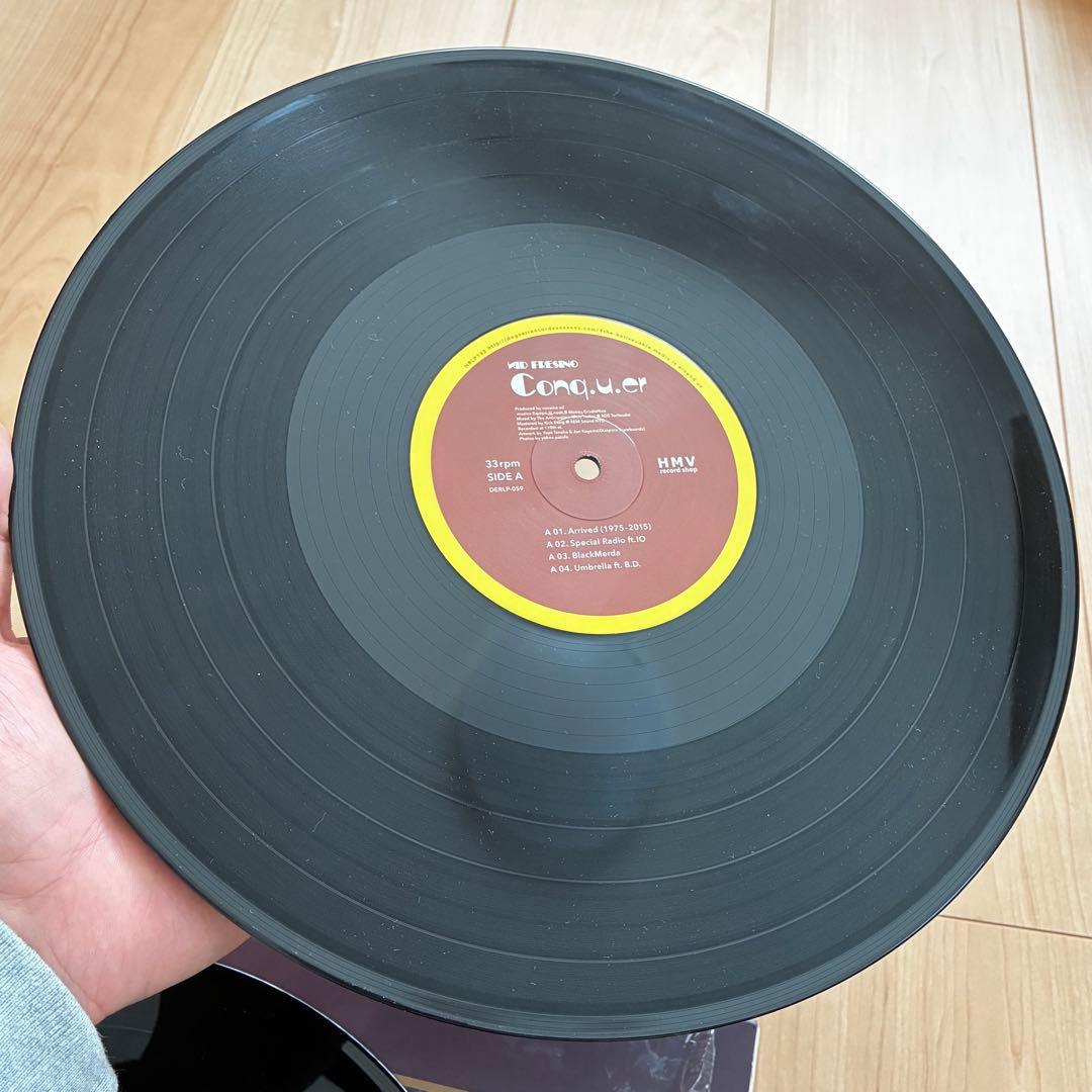 KID FRESINO Conq.u.er レコード　flashbacks 美品