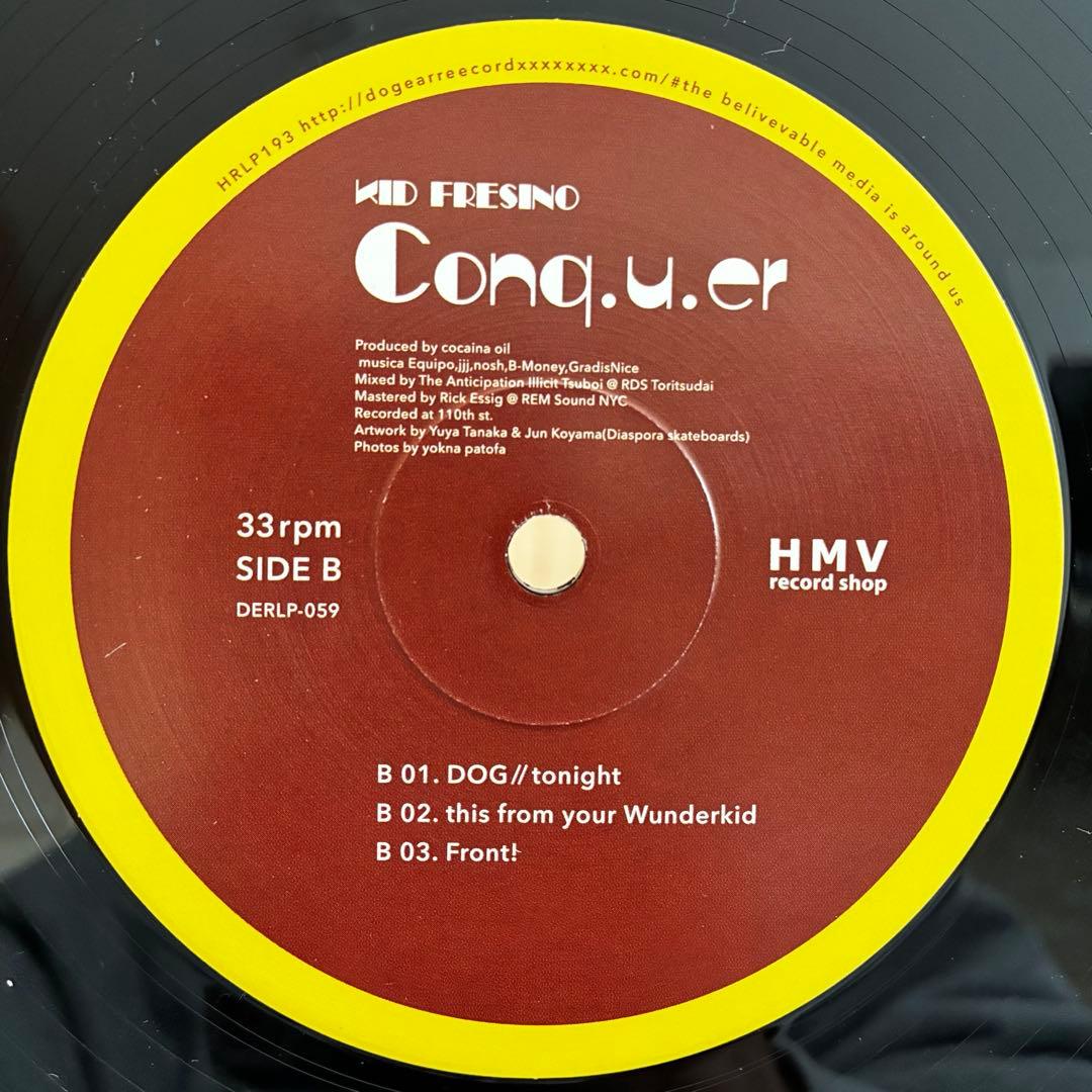 KID FRESINO Conq.u.er レコード　flashbacks 美品