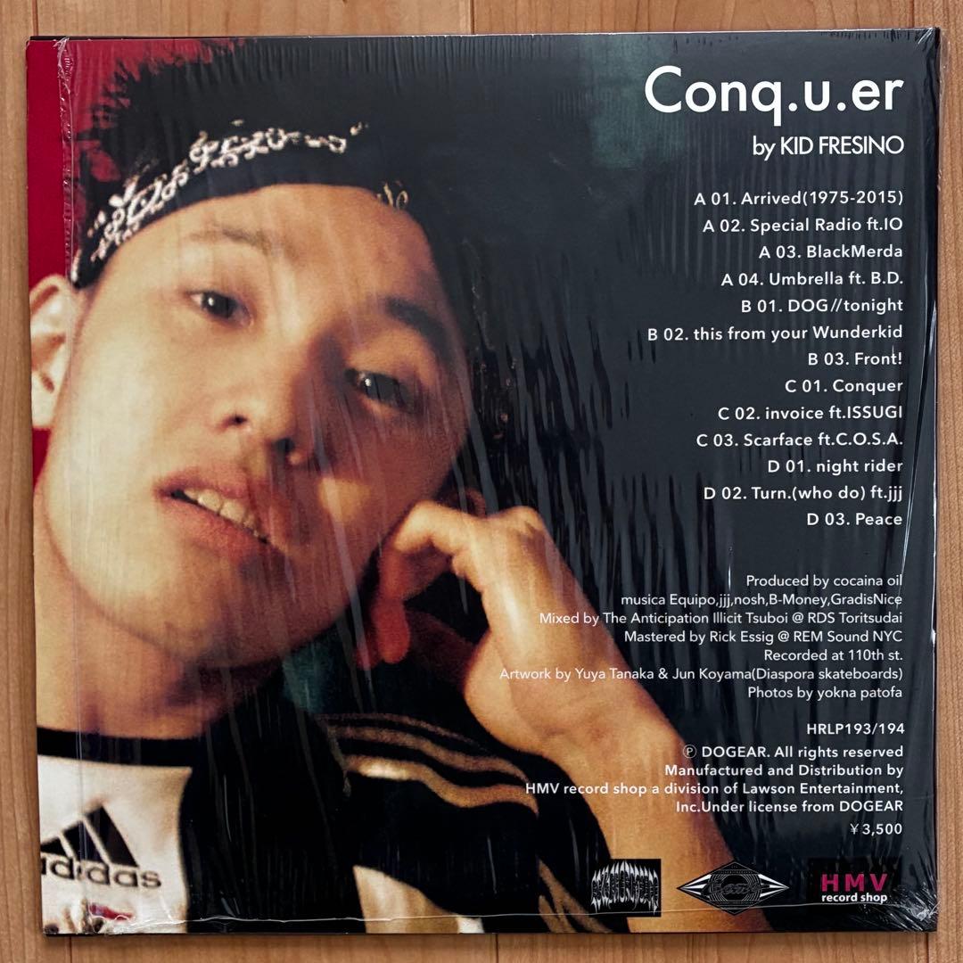 KID FRESINO Conq.u.er レコード　flashbacks 美品