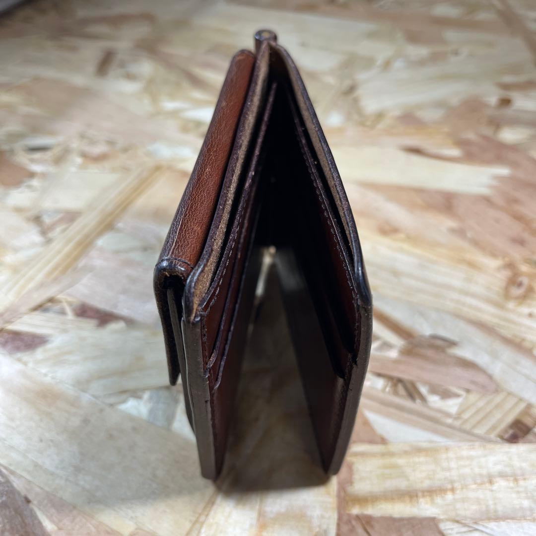 1*u様 slow スロー 二つ折り財布 マネークリップ ブラウン 本革 