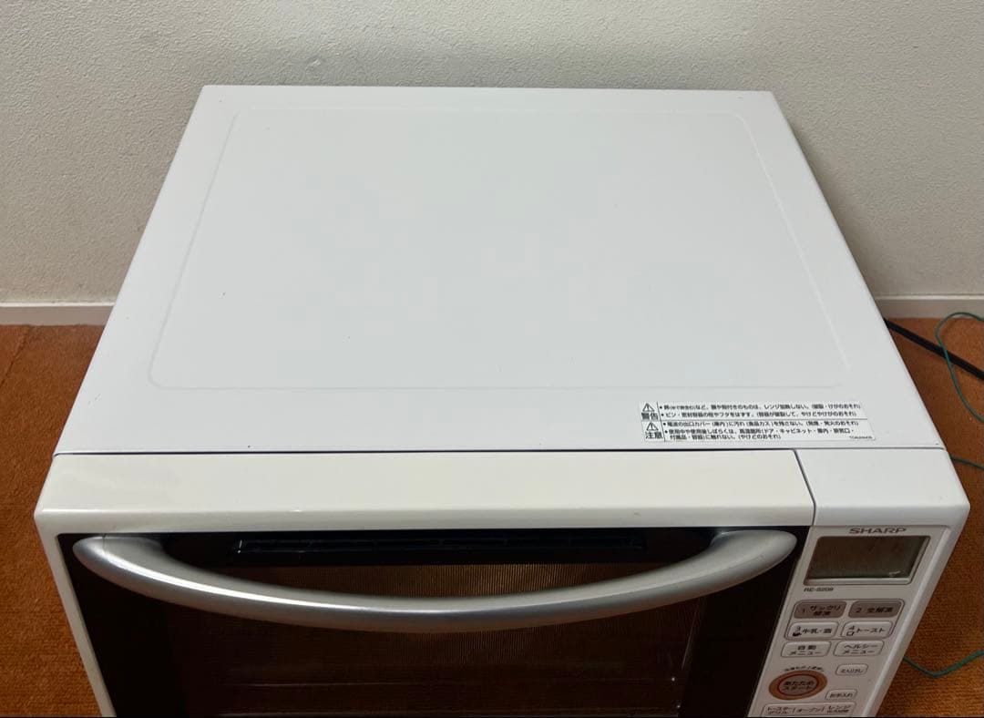 美品　SHARP 900W オーブンレンジ RE-S209-W 電子レンジ