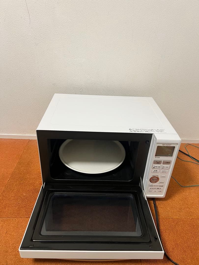 美品　SHARP 900W オーブンレンジ RE-S209-W 電子レンジ