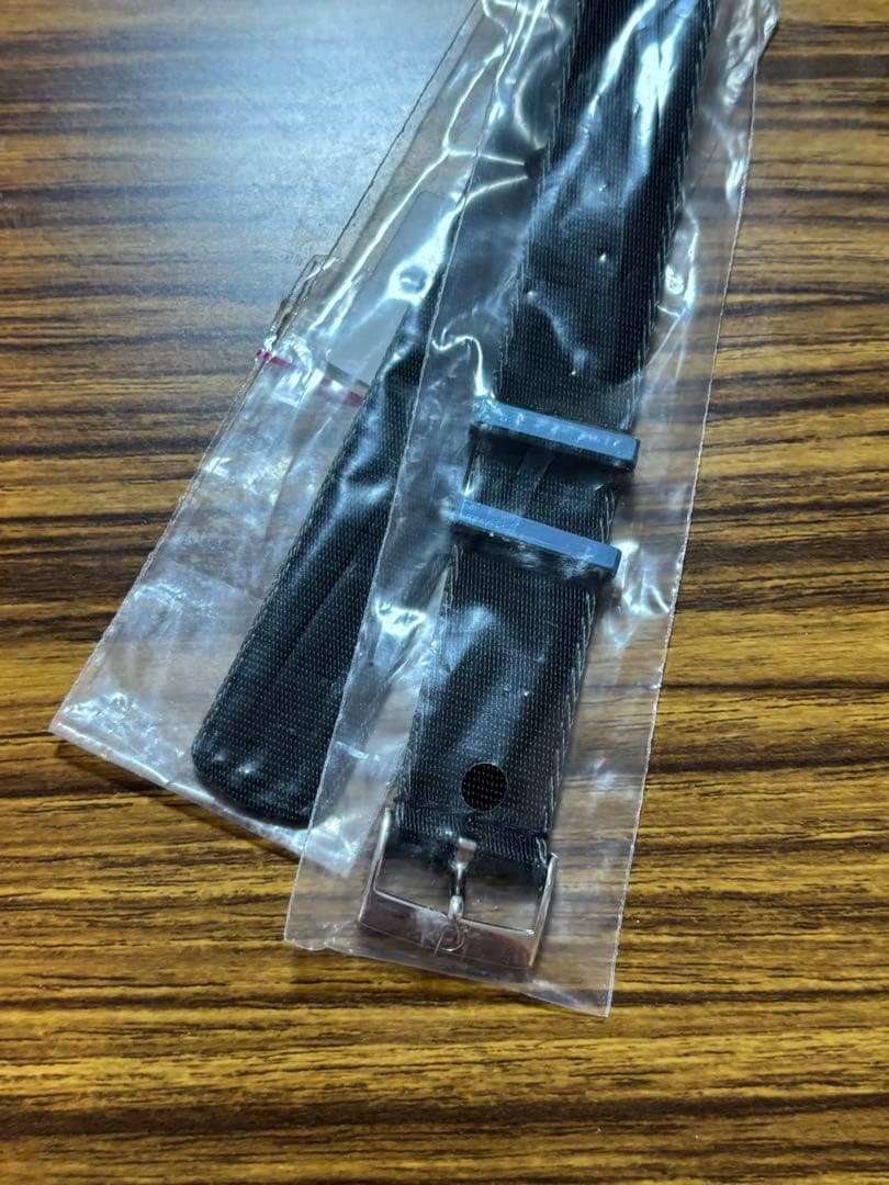 【値下げしました】OMEGA NATOストラップ ブラックグレー ボーダー
