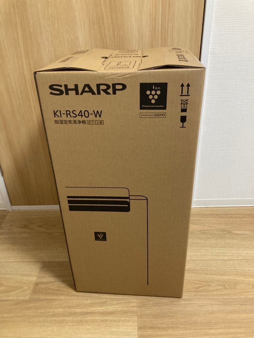 シャープ 加湿空気清浄機 KI-RS40-W ♡