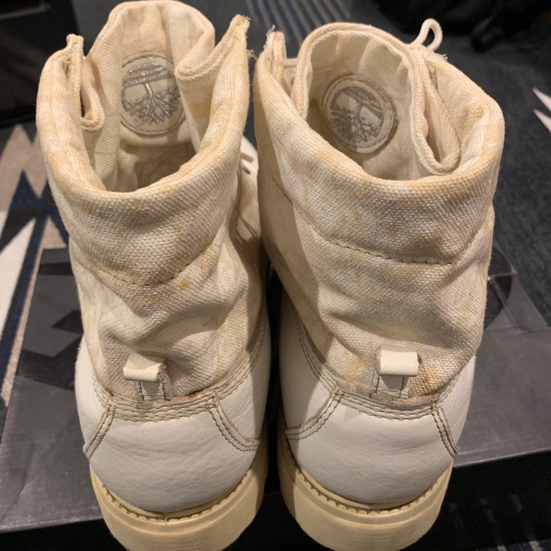 ティンバーランド ホワイト ワークブーツ27.5cm