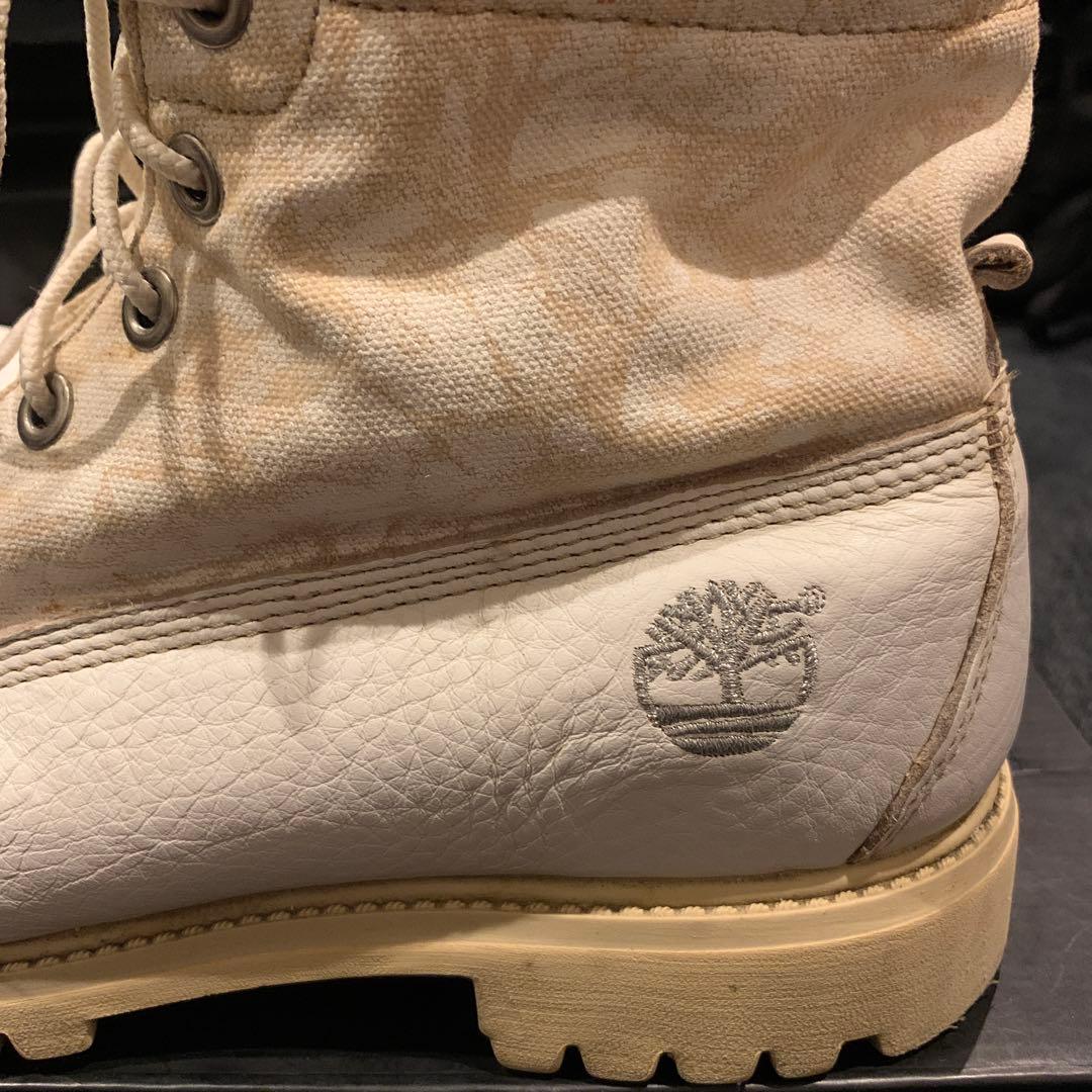 ティンバーランド ホワイト ワークブーツ27.5cm