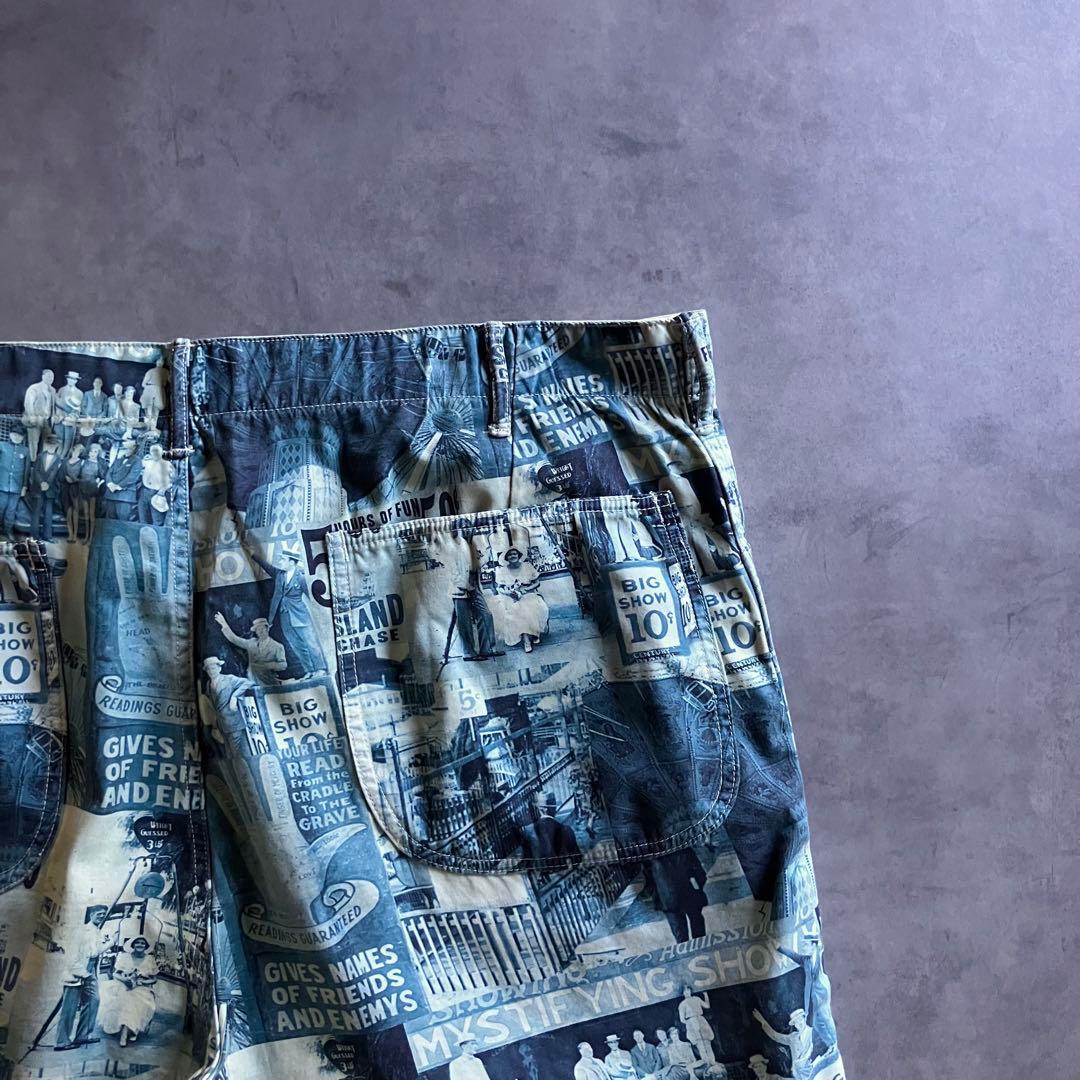 極美品 RRL 21ss フォト プリント ショーツ ハーフパンツ 40