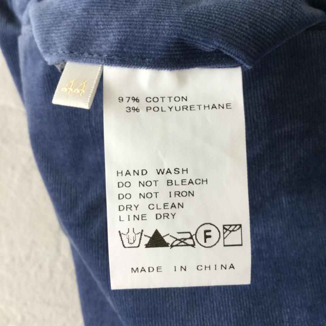 mana　未使用 秋冬 エディフィス コーデュロイパンツ　ブルー S