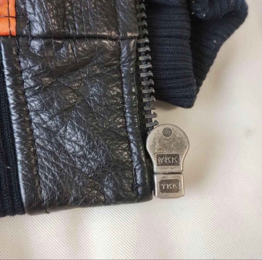 本革 レザー ボンバージャケット MA1