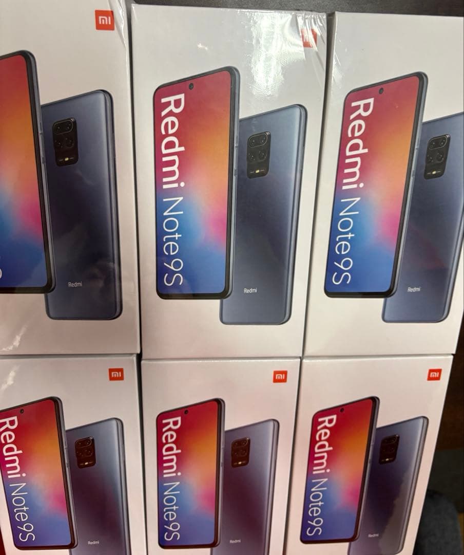 未開封 6台セット Redmi Note 9S glacier white