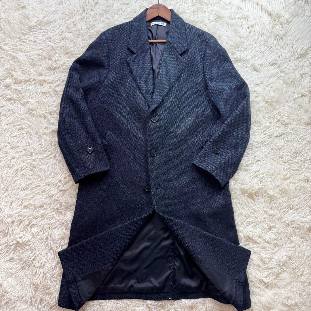 UNIQLO and JW ANDERSON チェスターコート L ネイビー