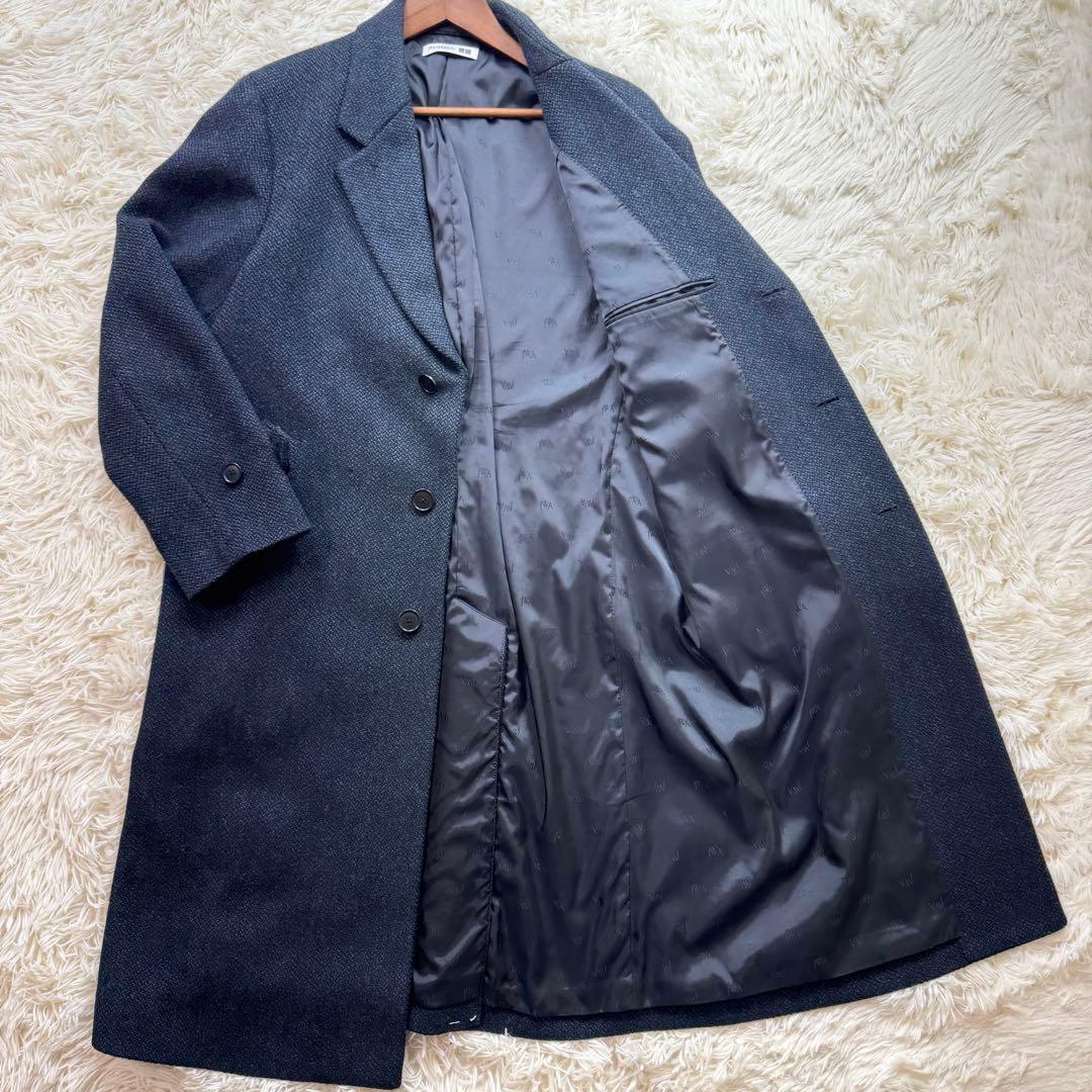 UNIQLO and JW ANDERSON チェスターコート L ネイビー