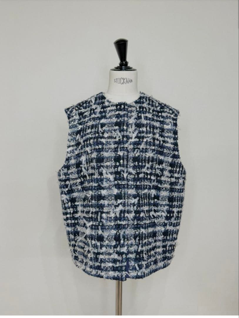 【2/3本日までの限定お値下げ】OHGA オーガ　TWEED VEST